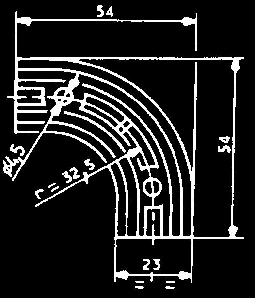 F6-45 /+50 C FERMOD - EPDM SCHUIFDEURPROFIELEN ZWART 8511