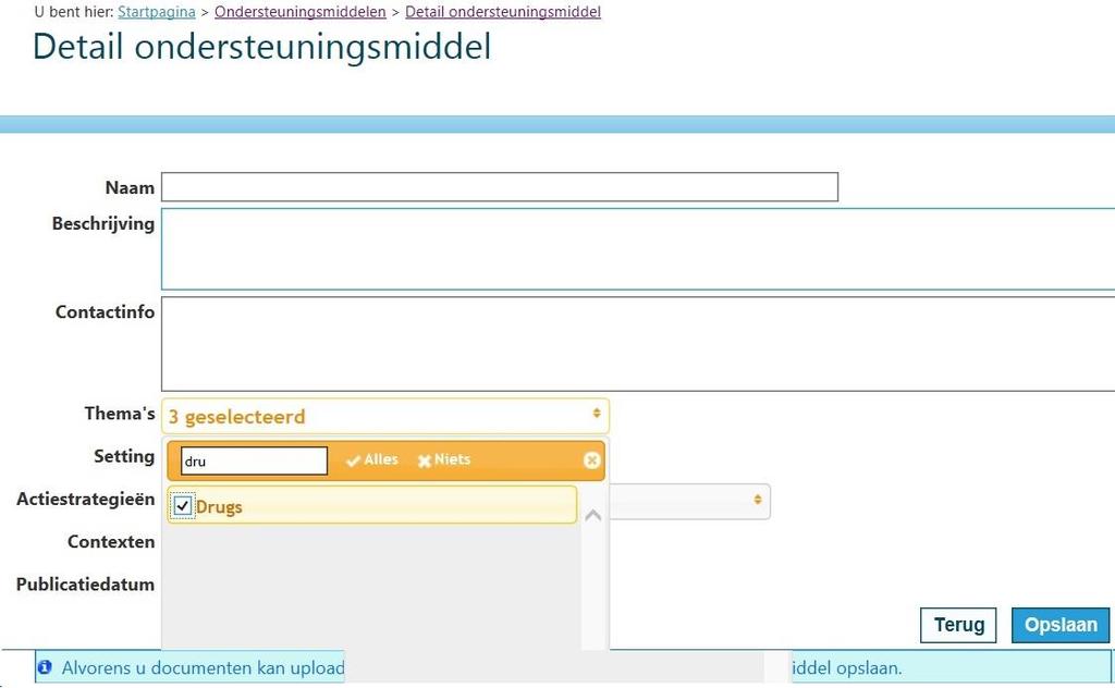 - Gespecialiseerde zorg (CGG, initiatieven beschut wonen, psychiatrische verzorgingshuizen, algemene en psychiatrische ziekenhuizen) - Gevangenissen - Integratie en inburgering -