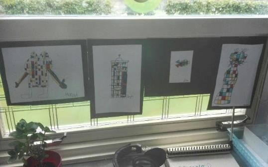 Pagina 5 Groep 7 en 8 De kinderen van de groepen 7 en 8 zijn erg geconcentreerd bezig geweest met het maken van een knutselopdracht die is bedacht door onze