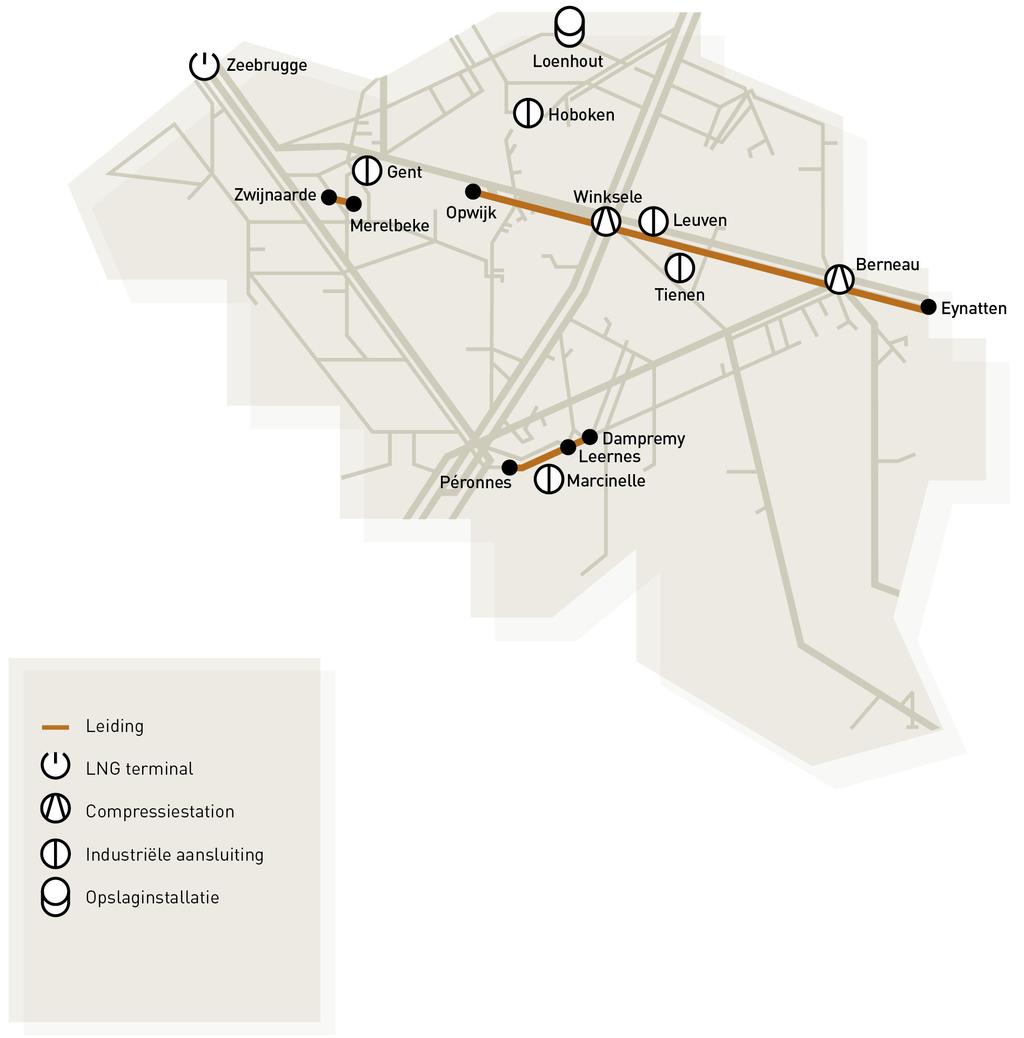 2011: 253 miljoen investeringen in infrastructuur In 2011 realiseerde Fluxys investeringsprojecten in België in infrastructuur voor een bedrag van 253 miljoen.