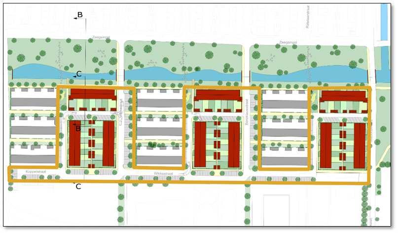 3 Voorgenomen activiteiten 3.1 Algemeen De voorgenomen activiteit bestaat uit het bouwen van nieuwe woningen in de drie deelgebieden.