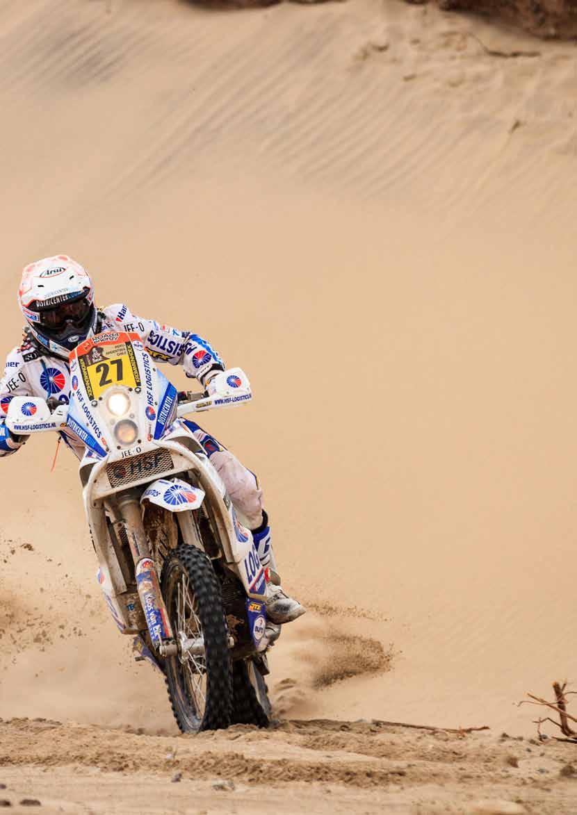 Le Dakar is de laatste jaren uitgegroeid tot de samensmelting van topsport en zaken doen met elkaar.