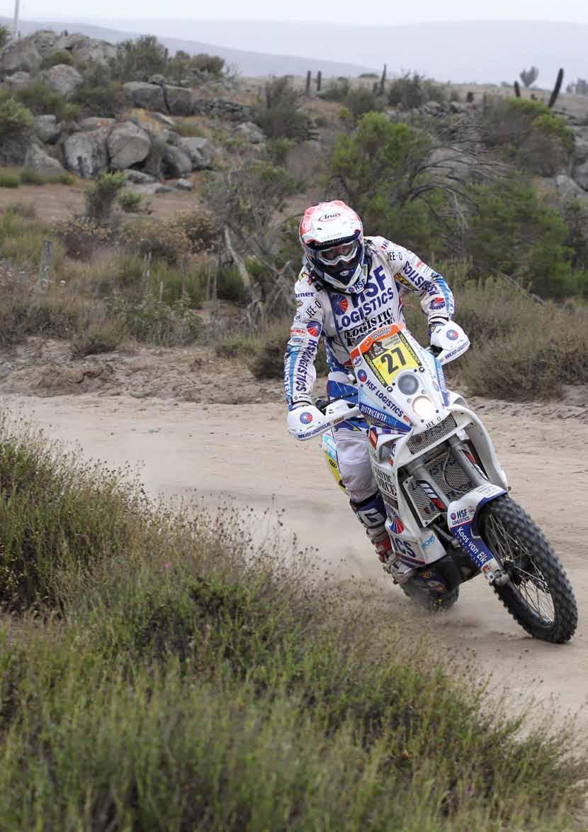 Rally rijden is mijn passie, een deel van mijn leven. Daarbij is het deelnemen aan de Dakar Rally het ultieme doel en het hoogst haalbare voor elke motorrijder.