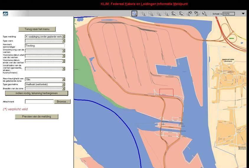 Samen met andere transporteurs per pijpleiding en Elia: Kabel- en Leidingen Informatie Meldpunt