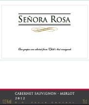 Huiswijnen rood Señora Rosa Cabernet Sauvignon-Merlot Chili, D.O.