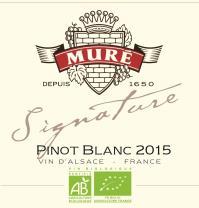 37,50 Pinot Blanc Alsace A.O.C. René Muré BIO Frankrijk, A.O.C. Alsace 100% pinot blanc Zachtgeel en helder van kleur met een uitnodigende geur.