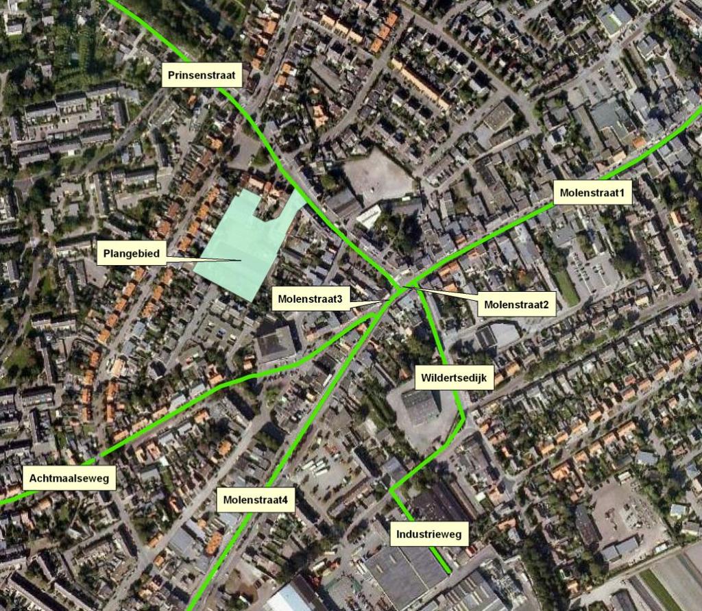 Externe veiligheid Wielewaal in Zundert 3 Figuur 2 laat zien dat het transport van gevaarlijke stoffen plaatsvindt door de bebouwde kom van Zundert.