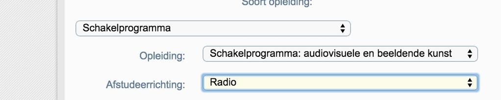 Voorbereidingsprogramma indien je je wenst aan te melden voor verkort traject voor een academische bachelor indien je in het