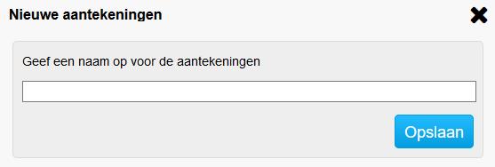 Hoofdstuk: Aantekeningen opslaan, openen en verwijderen. 4.5 Andere aantekeningen openen 1.