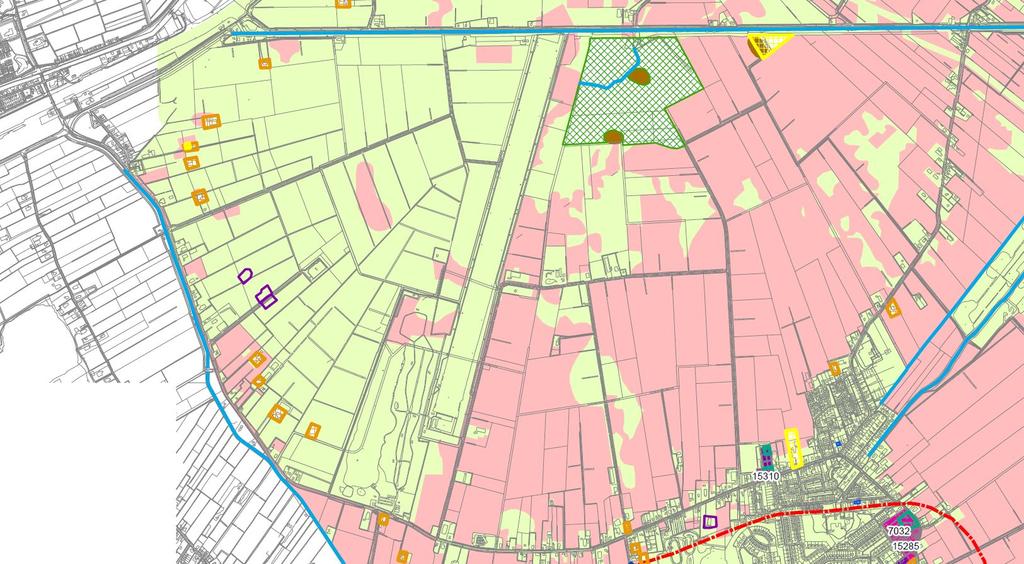 Beleidsk aart archeologie gemeente Slochteren Zoals uit de afbeelding blijkt zijn voor het plangebied verschillende zones van toepassing. Een nadere toelichting hierop is opgenomen in paragraaf 5...13.