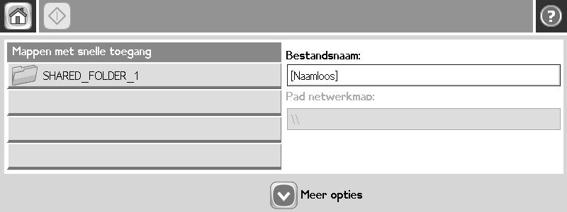 Raak Bestandsnaam aan om het toetsenbord te openen en voer vervolgens de bestandsnaam in. Raak OK aan.