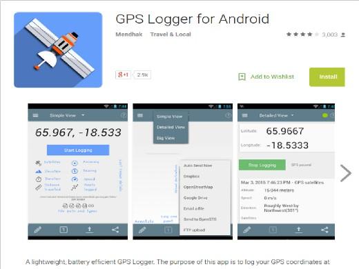 GPSLogger voor Android Bijgewerkt 06-12-2015 LearnOSM Een eenvoudige, lichtgewicht en minimalistische app voor het opnemen van GPS-sporen op het Android platform.
