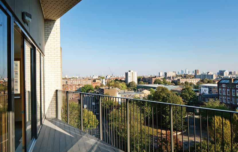 Locatie: Londen (Groot-Brittannië) Architect: Karakusevic Carson Architects Partner: Eurban Ltd. Verwerkt CLT: 1.