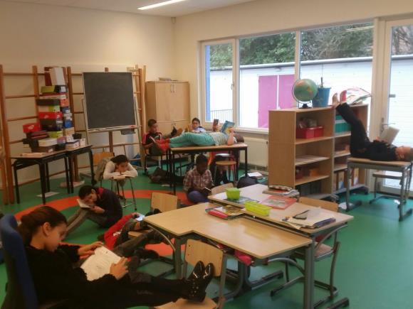 Samenwerken in groep 5, Esmee en