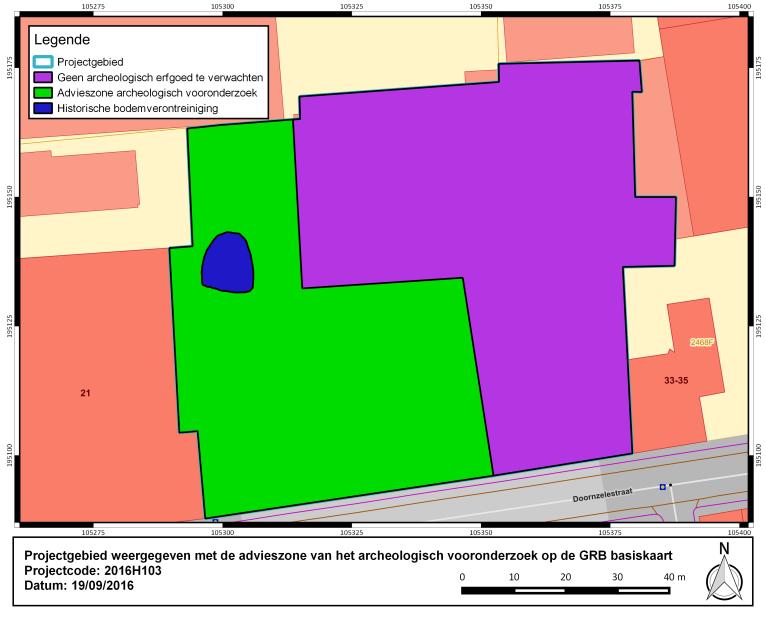 2.3.2.3 Programma van maatregelen 2.3.2.3.1 Afbakening Het advies heeft betrekking op de westelijke helft van het projectgebied met een totale oppervlakte van 2348m² (Figuur 3).