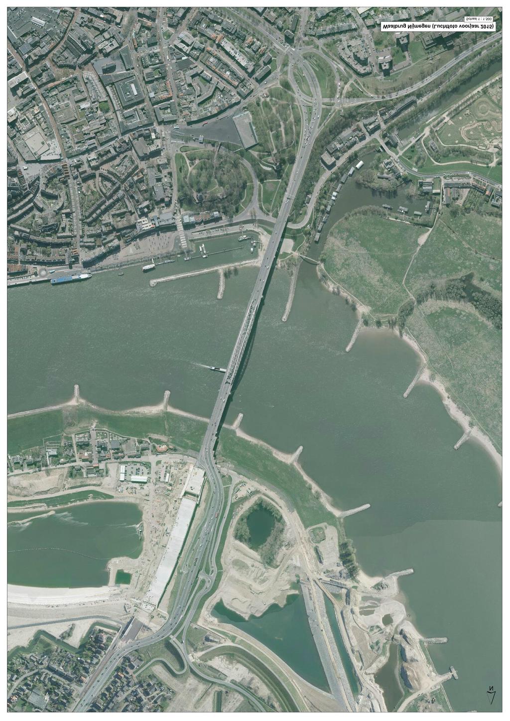 Waalbrug Nijmegen Maatregelenkaart Versie 20160728 he de n Rijrichting noordzijde Rijrichting zuidzijde Ge m ee nte