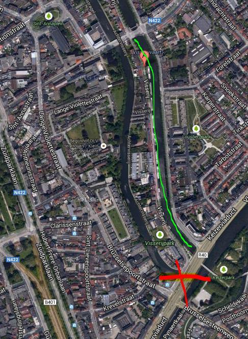 De geboorte van de Fietsstraat: Oud idee om buitenlands principe van fietsstraten toe te passen in Gent de