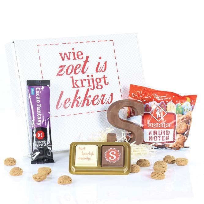 Sinterklaaspakket brievenbus Art.: 13356 4,16 Uw relaties op een originele manier verrassen? Dat kan deze Sinterklaas ook met brievenbuspost.