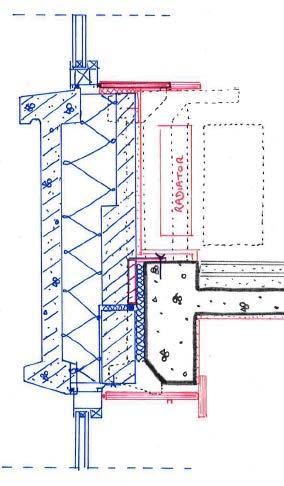 2. Methode Case Kielparktoren : prefab beton = gevel samenstelling: binnenpleister; 1 cm beton; 7 cm à 2,5
