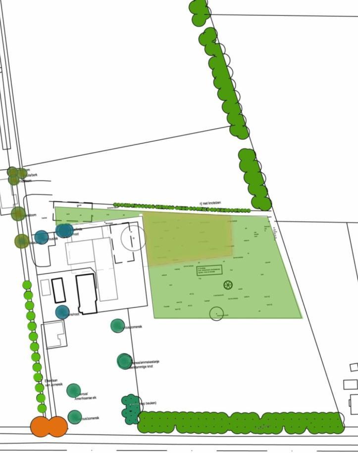 A A INVENTARISATIE TERREIN EN GROENELEMENTEN Tijdens een opname op het terrein zijn de kwaliteiten van de huidige beplanting beoordeeld.