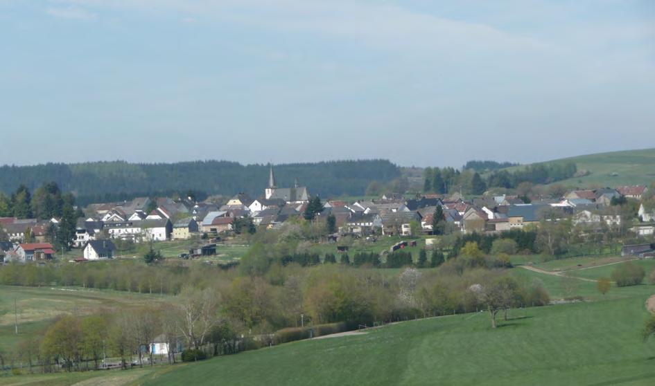 Bettenfeld ligt in de Vulkaan Eifel. Dat is de zuidelijke kant van het Eifelgebergte.
