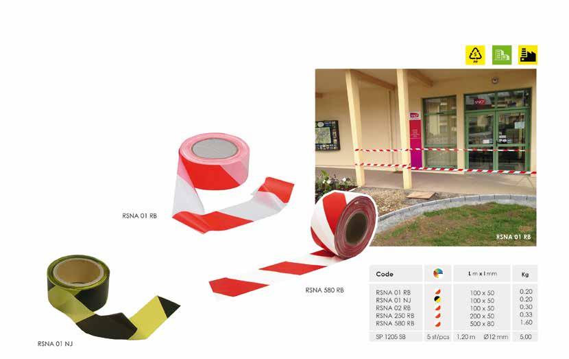 polypropyleen of polyethyleen Ruban simple face (RSNA 01) Ruban double