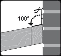 Het muurprofiel kan bij de aansluiting op de muur worden afgekit voor een waterdichte aansluiting.
