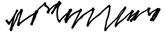 20 1 VOORBEREIDEND SCHRIJVEN Noordhoff Uitgevers Figuur 1.10 Handschrift met rondere vormen, de open guirlande en arcaden Figuur 1.11 Handschrift met hoekige vormen, de zigzag Figuur 1.
