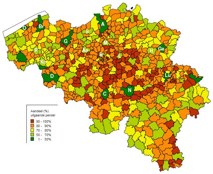 Pag. 33 / 155 80 Economie, jobratio 70 60 50 40 30 20 10 0 Vlaanderen Prov. Antwerpen Arr.