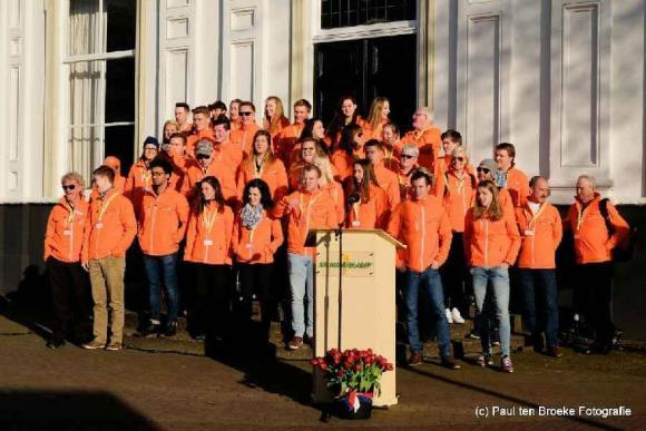 18 april 2017: Start Frank Graham Cycle Liberation Tour, deel 3. Markelo RCL Branch 005 was vertegenwoordigd met een grote delegatie.