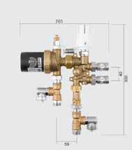 118 mm Schlüter -BEKOTEC-THERM-ZV Schlüter -BEKOTEC-THERM-ZV is een verwarmingszoneklep, die door te openen of te sluiten, gelijktijdig alle op de Schlüter -BEKOTEC-meergroeps-verdeelunit aangesloten