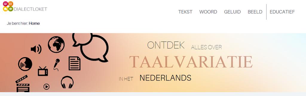 Dialectwoordenboeken o Taalvariatie in al zijn