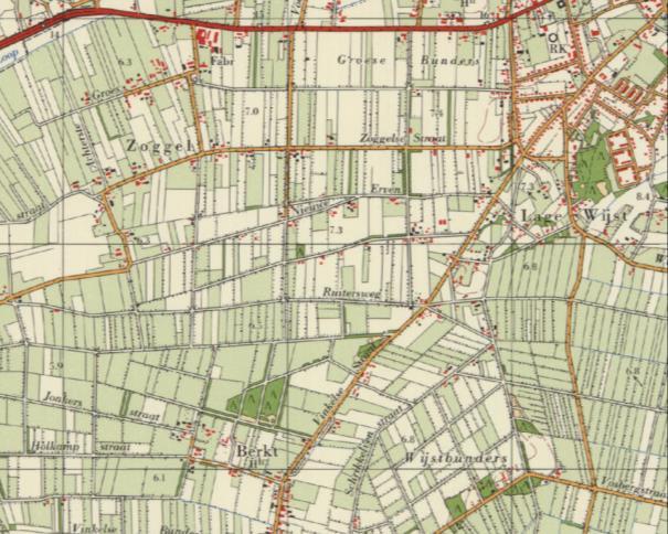 Op historische topografische kaarten is de Nieuwstraat met de verkaveling en bebouwing ter plaatse reeds zichtbaar.