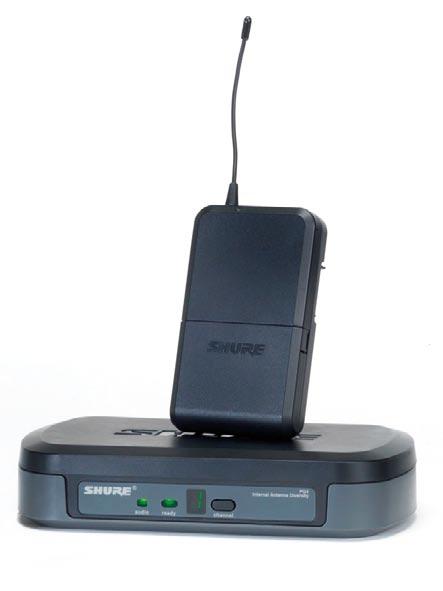 Shure PG Wireless Shure PG24e De PG wireless is een betaalbaar, kwalitatief UHF diversity wireless systeem.