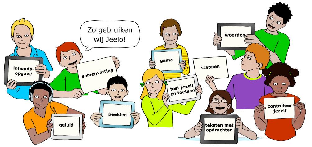 Het gebruik van eenheden Door leerlingen Hieronder zijn leerlingen aan het woord over de eenheden van Jeelo. U leest hoe leerlingen de onderdelen van eenheden gebruiken.