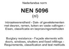 NEN 509 is een Nederlandse norm die de inbraakwerendheid van o.a. deuren classificeert. Het huidige Bouwbesluit 2012 verwijst naar versie NEN 509:2007.