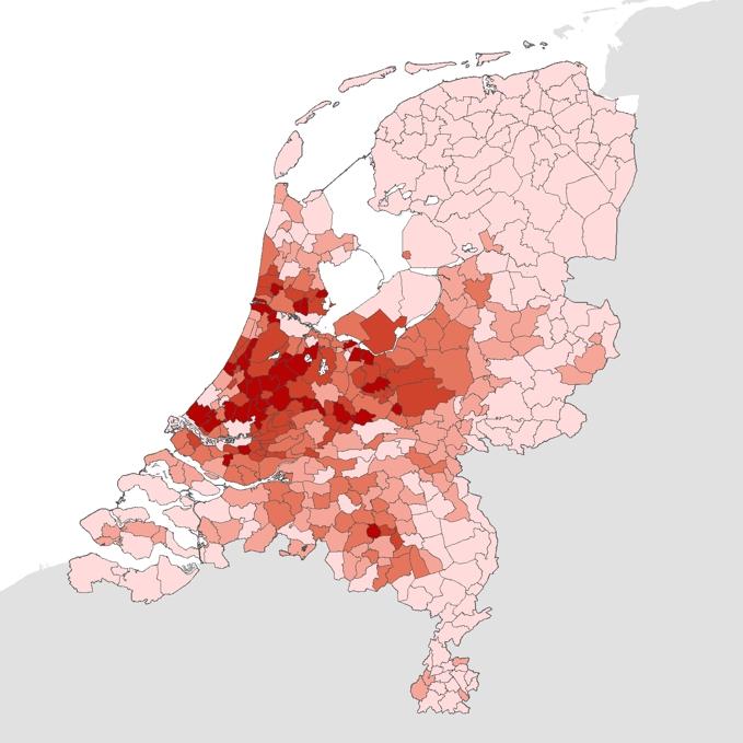 Top 5 Gemeenten Huidige woningwaarde 20/50 Edam-Volendam Recente