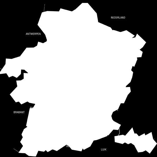 n Maasland en Noord-Limburg, steeds meer perifeer t.o.v.