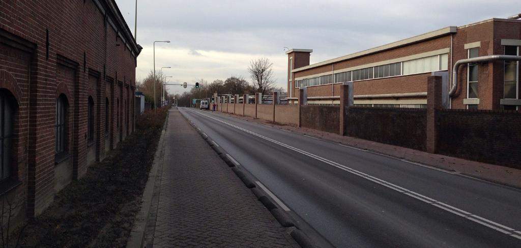 Groene parkzone tussen