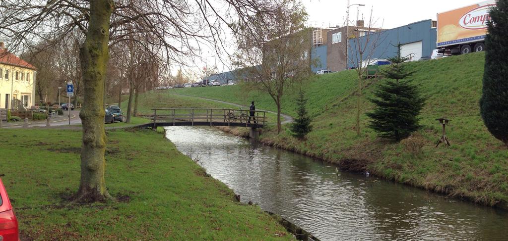 dijk, deels in de berm