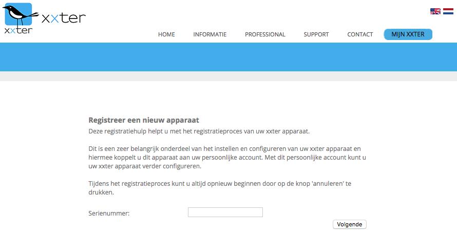 1. Registratie Het Pairot product moet worden geregistreerd voordat het kan worden gebruikt.