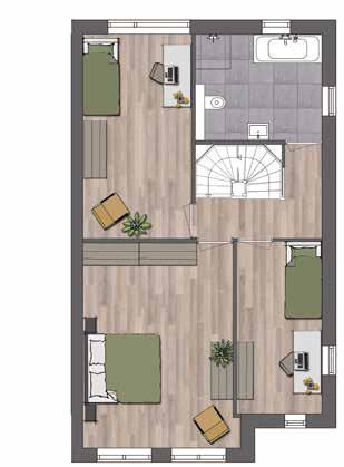 CHATEAU ACCENT verdieping (kavel 469 en 472) basis afmeting CHATEAU ACCENT zolder (kavel 469 en 472) basis afmeting 900 mm 900 mm Deze plattegronden geven de sfeer en mogelijkheden aan.