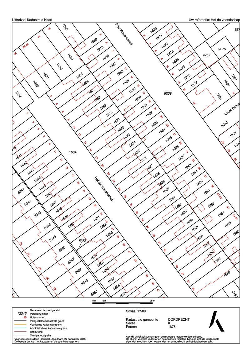 nummer, groot 0 hectare, 0 are, 79 centiare Oppervlakte 79 m²