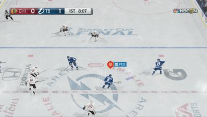 SFEER IN TEAMARENA Elke arena heeft zijn eigen energie, en NHL 16 probeert deze tot leven te brengen.