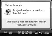 3.2 Bediening van het configuratieprogramma van Windows Vista Klik met de linker muistoets op het symbool met de twee monitoren in de taaklijst.