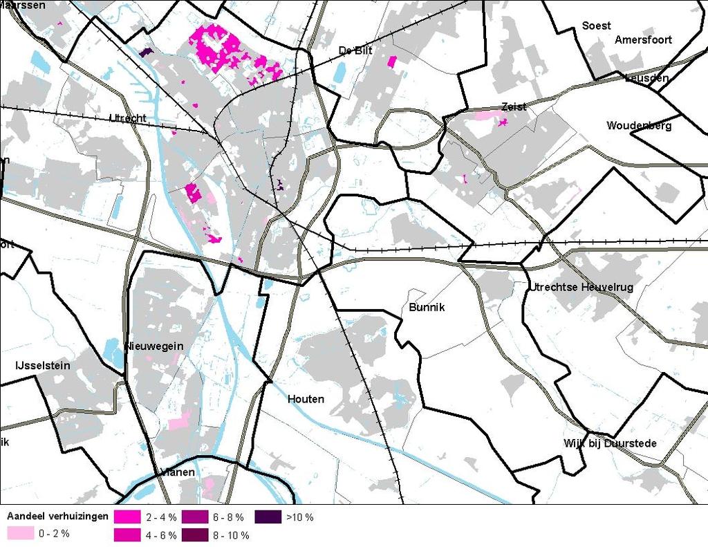 76 woners van sloop/nieuwbouw niet alleen een voorrangspositie in de eigen wijk maar in geheel Zuilen.