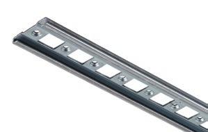 Vloerrail Ronde gaten vloerrail 220 tot 7028 mm 1 - Profiel /