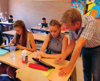 Het Boni in beweging Het onderwijs op het Boni verandert mee met de tijd.