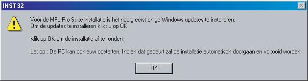 Windows Netwerk Vóór de installatie moet u eventuele Personal Firewall-software deactiveren.