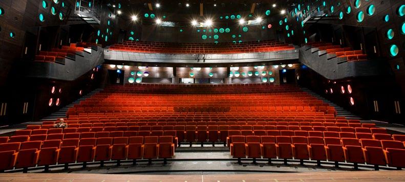 theaterzaal waar een moderne uitstraling gecombineerd is met het vertrouwde